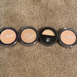 Ulta cream and powder foundation